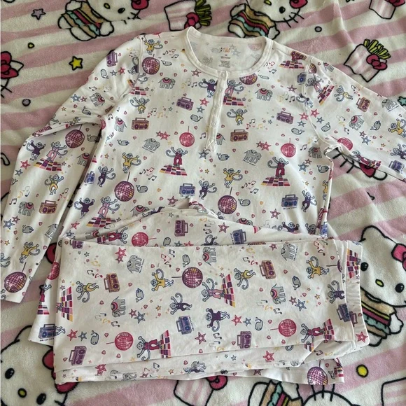 Roller Rabbit boogie monkeyland pajama set - Picture 2 of 5